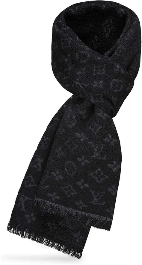 louis vuitton black winter scarf|genuine Louis Vuitton scarf.